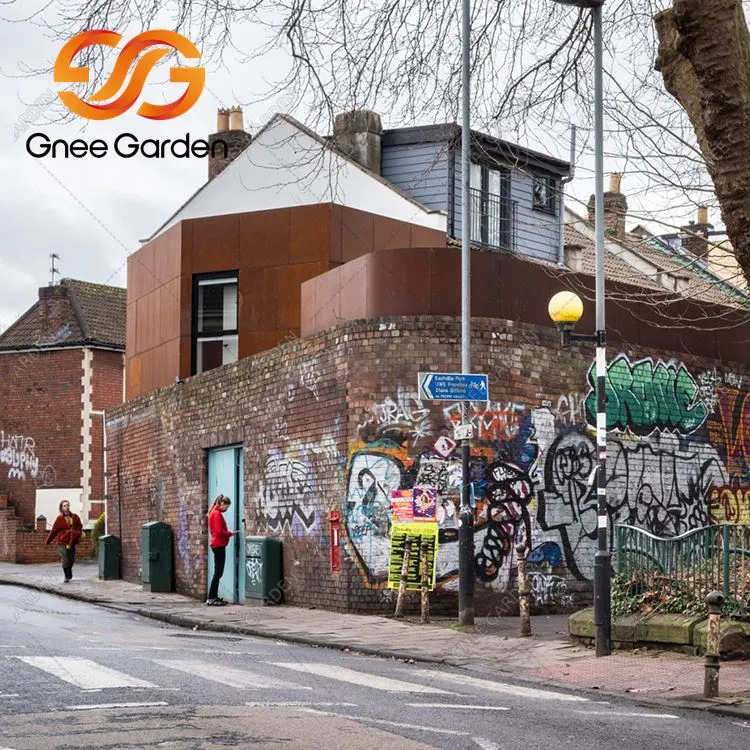 کارٹین اسٹیل کی بیرونی کلیڈنگ