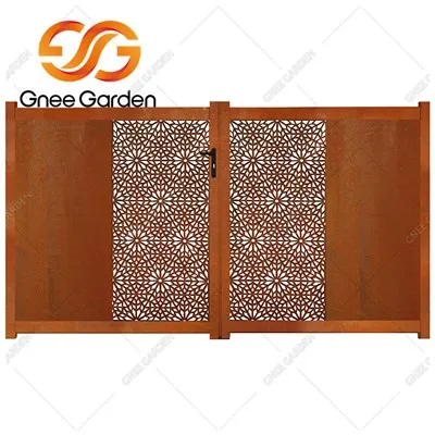 کارٹین اسٹیل گارڈن گیٹ