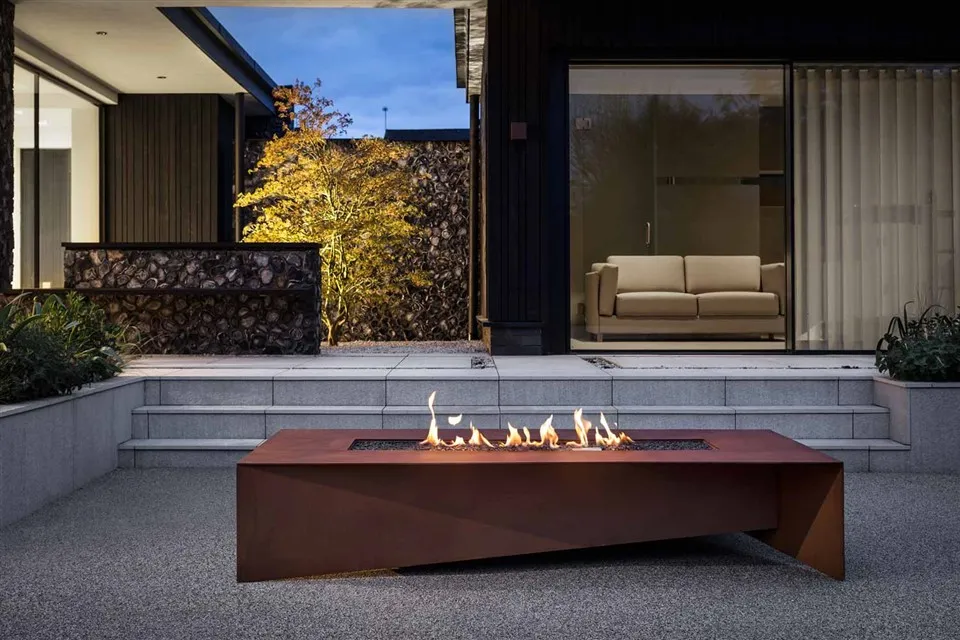 کارٹین کیمپنگ فائر پٹ