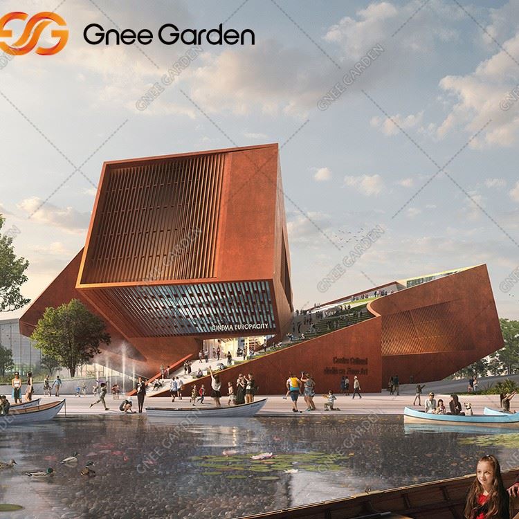 Corten Facade Curtain Wall