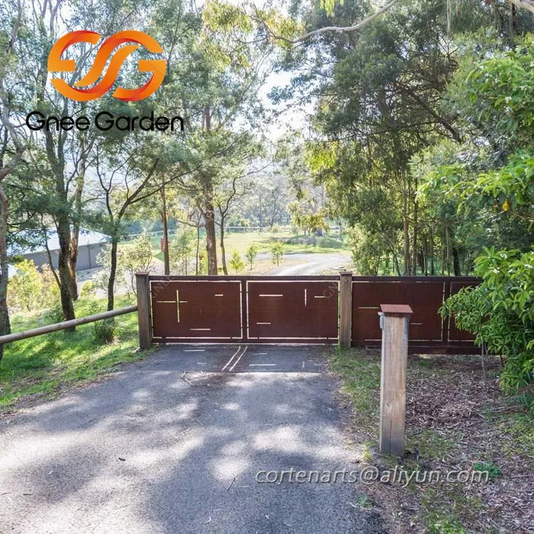 کارٹین اسٹیل گارڈن گیٹس اور باڑ لگانا