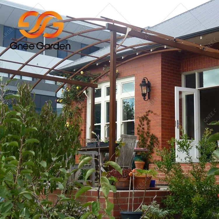 کارٹین اسٹیل میٹل گارڈن گیزبو