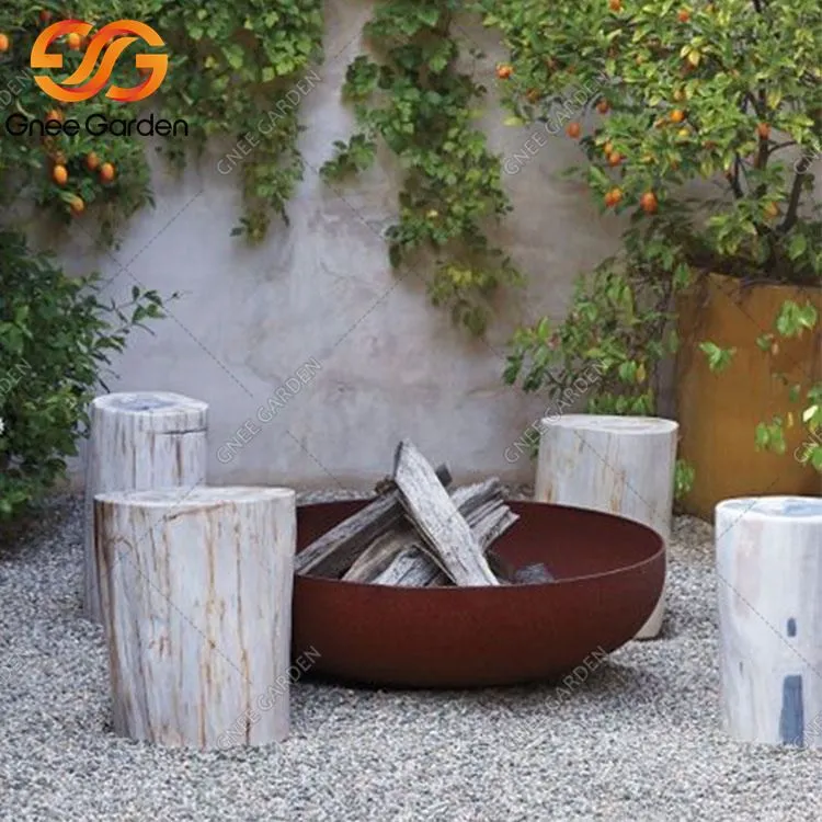 کارٹین اسٹیل کی لکڑی جلانا