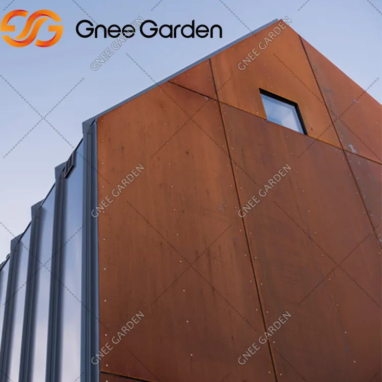 دھات کے اگواڑے پردے کی دیوار کلڈنگ اسٹیل پردے کی دیوار