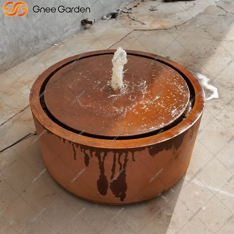 پمپ میں بلٹ کے ساتھ آؤٹ ڈور کورٹن پانی کی خصوصیت