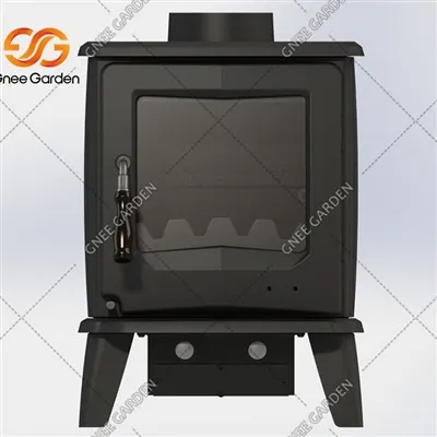 کاسٹ لوہے کی لکڑی جلانے والا شعلہ چولہا۔