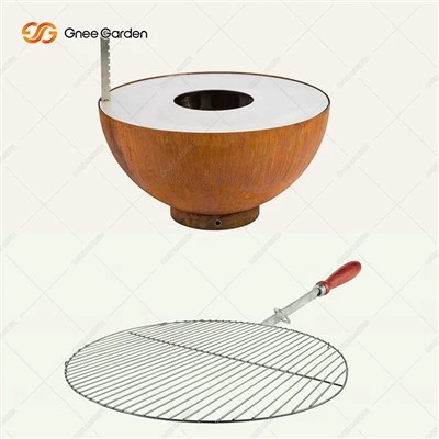 کارٹین اسٹیل گول چارکول بی بی کیو گرل