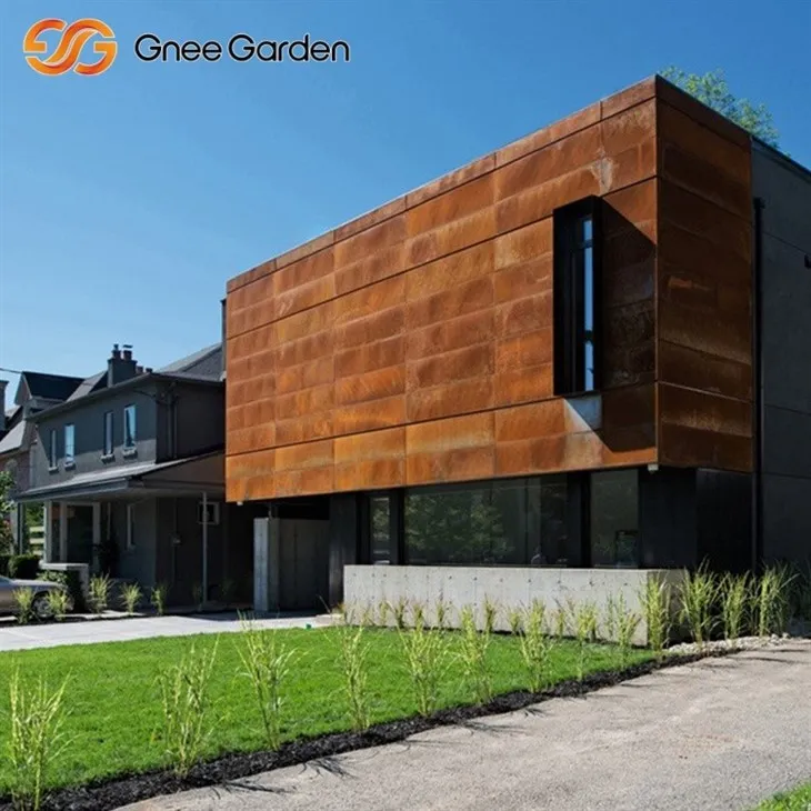Corten Steel Siding Rust Effect Design​